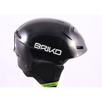 53 54 55 skihelm/snowboardhelm BRIKO R, Black/green, verstel, Verzenden
