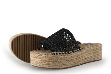 Xti Sandalen in maat 41 Zwart, Zwart, Sandalen of Muiltjes, Zo goed als nieuw, Xti