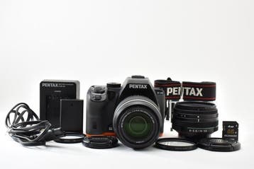 Pentax K-S2 Black x Orange + smc DAL 4-5.6/18-50mm DC WR RE, Nieuw