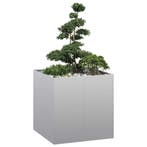 vidaXL Plantenbak 80x80x80 cm gegalvaniseerd staal, Verzenden, Nieuw