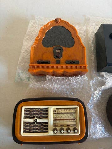Generic - Art Deco Miniature Replica Radio Lot Radio, Audio, Tv en Foto, Radio's, Nieuw