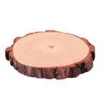 Grote houten boomschijf met schors (28-30 cm diameter, 2 cm, Verzenden, Nieuw