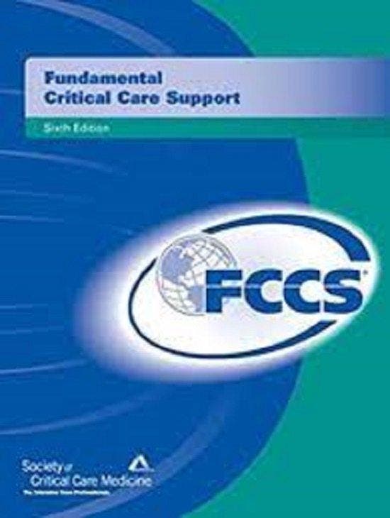 Fundamental Critical Care Support (Fccs) 9781620750469, Livres, Langue | Anglais, Envoi