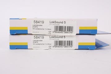 ESU H0 - 58419 - Elektronica (2) - Twee 21MTC sounddecoders, Hobby en Vrije tijd, Nieuw