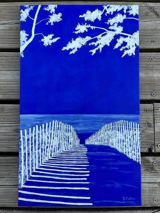 frederic Cadiou - Sainte-Marine, Antiek en Kunst, Kunst | Schilderijen | Modern