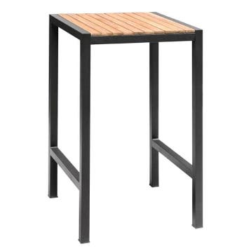 Statafel | Hout/Staal | Acaciahout Blad | Zwart Frame |, Verzenden, Nieuw in verpakking