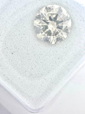 1 pcs Diamant (Natuurlijk) - 1.00 ct - Rond - J - SI2 -