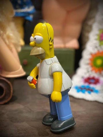 Rocket USA - Speelgoed Homer Simpson - 2000-2010 - Azië, Antiek en Kunst
