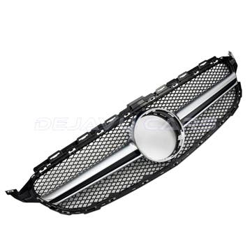 C63 AMG Look Front Grill voor Mercedes Benz C-Klasse W205, Ophalen of Verzenden