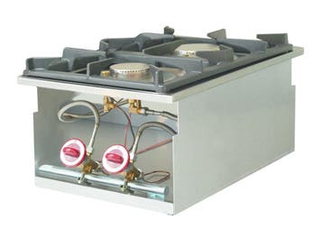 Gasfornuis | 2 Branders | Inbouw | 1x 3.5kW + 1x 6kW |, Verzenden, Nieuw in verpakking