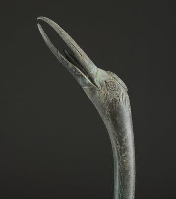 Tuindecoraties in de vorm van kraanvogels  (tsuru) - Brons, Antiek en Kunst
