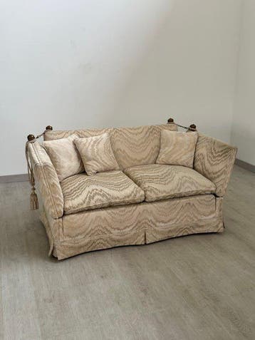 Sofa - Hout, Messing, Textiel, Nieuw