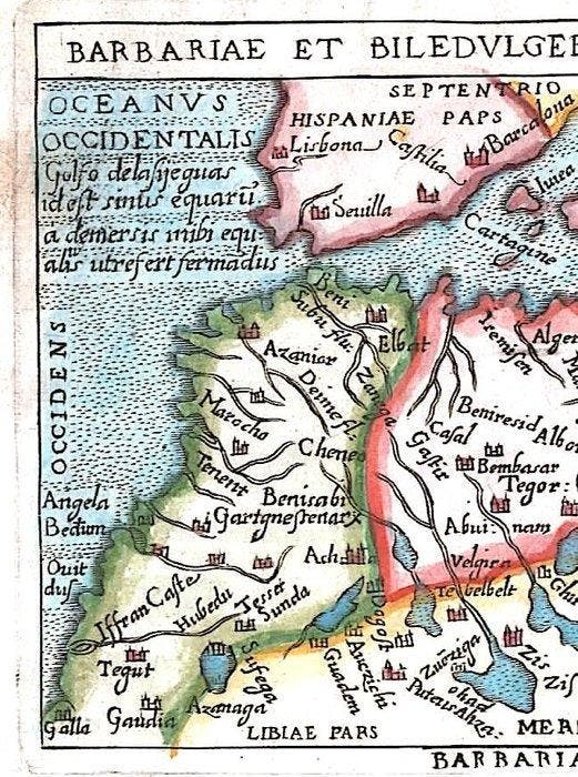 North Africa - Marokko, Algerije, Libië, Tunesië; Ortelius /, Boeken, Atlassen en Landkaarten
