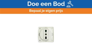 Bieden: Berker Electrical Socket 26986 White -, Caravans en Kamperen, Ophalen of Verzenden, Nieuw