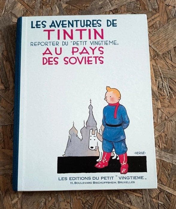 Tintin T1 - Tintin au pays des Soviets - 1 Album fac-similé, Boeken, Stripverhalen