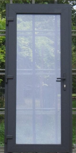 pvc buitendeur , achterdeur , deur 96 x 218 zwart ral 9005, Doe-het-zelf en Bouw, Deuren en Vliegenramen, 80 tot 100 cm, 215 cm of meer