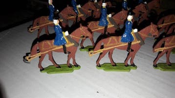 Anonimo - Speelgoedsoldaatje 11 Soldatini Francesi, Nieuw