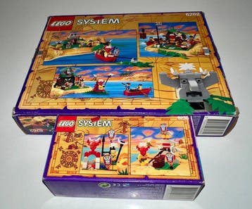 Lego Set - Pirates - 6262 King Kahuka and 6236 Trono di King