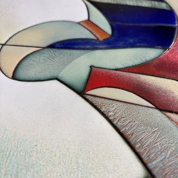 Decoratief ornament - Nederland - Keramisch kunstwerk op