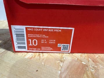 Nike - Nike Court Vintage Prem - Sneakers - Maat: EU 44 -, Nieuw