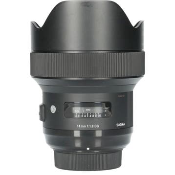 Tweedehands Sigma 14mm f/1.8 DG HSM Art Nikon CM3173, Audio, Tv en Foto, Ophalen of Verzenden, Gebruikt, Overige typen