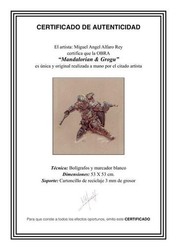 Miguel Angel Alfaro Rey - MANDALORIAN & GROGU