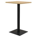 vidaXL Bistrotafel 78,5x78,5x107 cm eikenkleurig, Verzenden