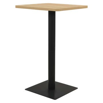 vidaXL Bistrotafel 78,5x78,5x107 cm eikenkleurig, Verzenden, Nieuw