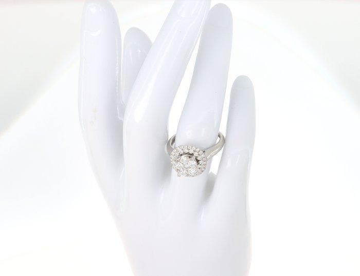Zonder minimumprijs - DonnaOro - Ring - 18 karaat Witgoud -, Bijoux, Sacs & Beauté, Bagues