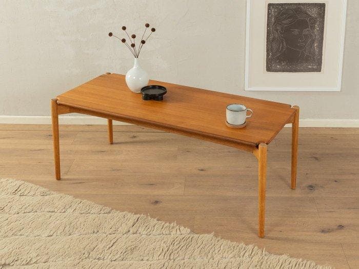 Salontafel - Eik - Koffietafel uit de jaren zestig, Antiek en Kunst, Kunst | Designobjecten