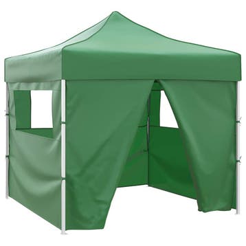vidaXL Partytent 291 x 291 x 315 cm Groen Oxford Stof, Verzenden, Nieuw