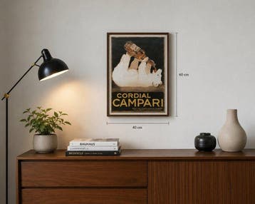 Franz Laskoff - Manifesto Pubblicitario Campari – Orso