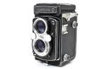 Yashica -D black met Yashikor 3.5/80mm | Twin lens reflex