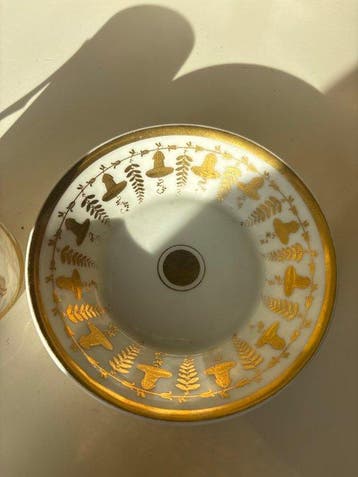 Tasse - Porcelaine - Tasse à décor maçonnique