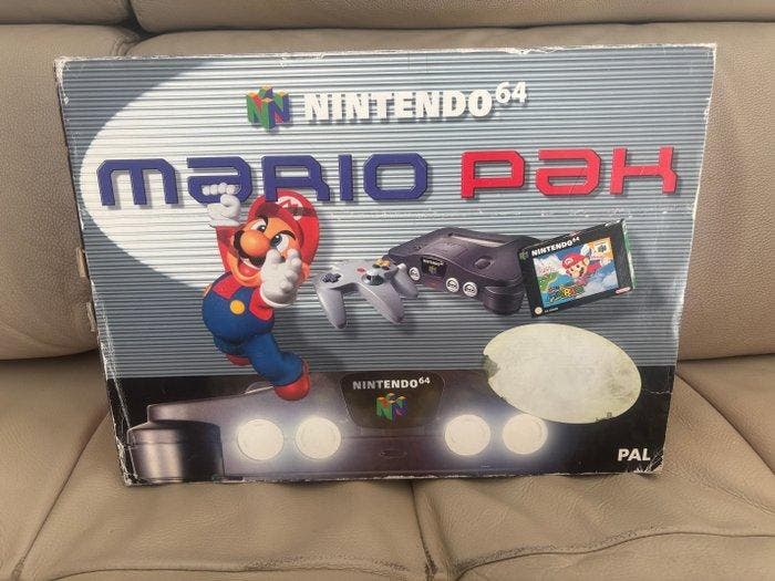 Nintendo - Nintendo 64 - PAl Pak Mario - Videogameconsole +, Games en Spelcomputers, Spelcomputers | Overige Accessoires
