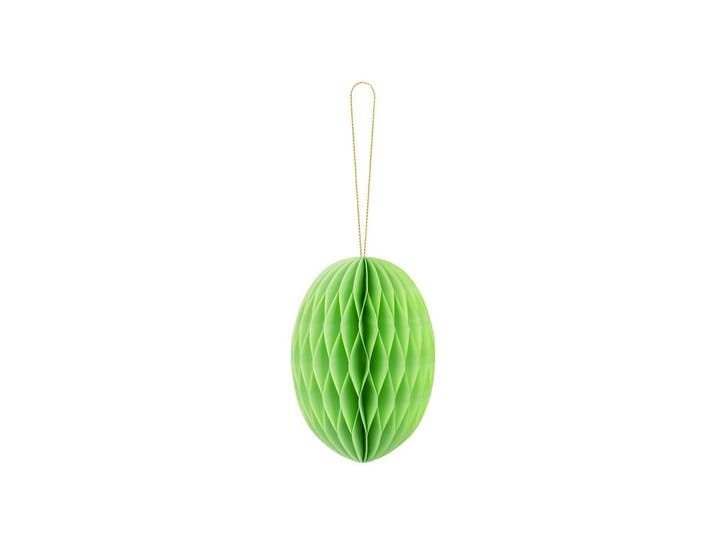 Lichtgroene Honeycomb Paasei 12cm, Hobby & Loisirs créatifs, Articles de fête, Envoi