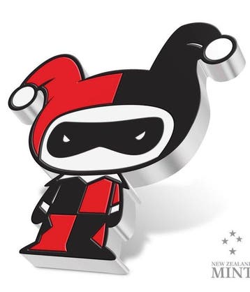 Niue. 2 Dollars 2021 HARLEY QUINN, 1 Oz (.999) mit CoA und