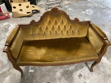 Italla - Sofa - Hout - Antiek divaan