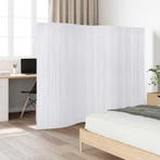 vidaXL Kamerscherm breedte 250 cm hoogte 165 cm bamboe wit, Maison & Meubles, Accessoires pour la Maison | Autre, Verzenden
