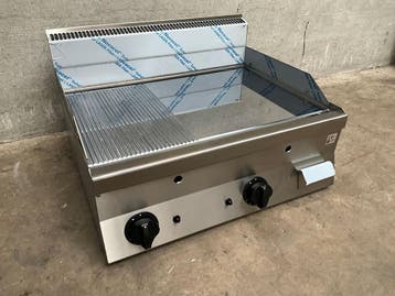 Mareno gas bakplaat Half Glad - Half Geribbeld, Ophalen of Verzenden, Nieuw zonder verpakking, Fornuis, Frituur en Grillen