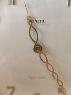 Pendule de cheminée - Helvetia - Métal - 1950-1960, Antiquités & Art