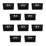 Spots inbouw Set Axl inbouwspots 10 stuks zwart, Verzenden