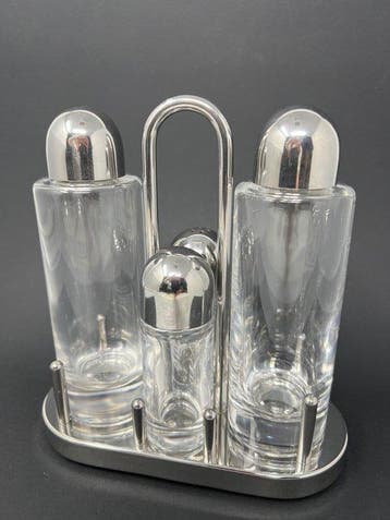 Alessi - Ettore Sottsass - Olie-en-azijnstelletje - 5070 -, Antiek en Kunst