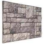 vidaXL Wandpanelen 10 pcs Grijs en wit 100 x 50 cm, Verzenden