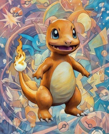 Raffaele De Leo - Charmander - Mewtwo - Edizione limitata, Nieuw