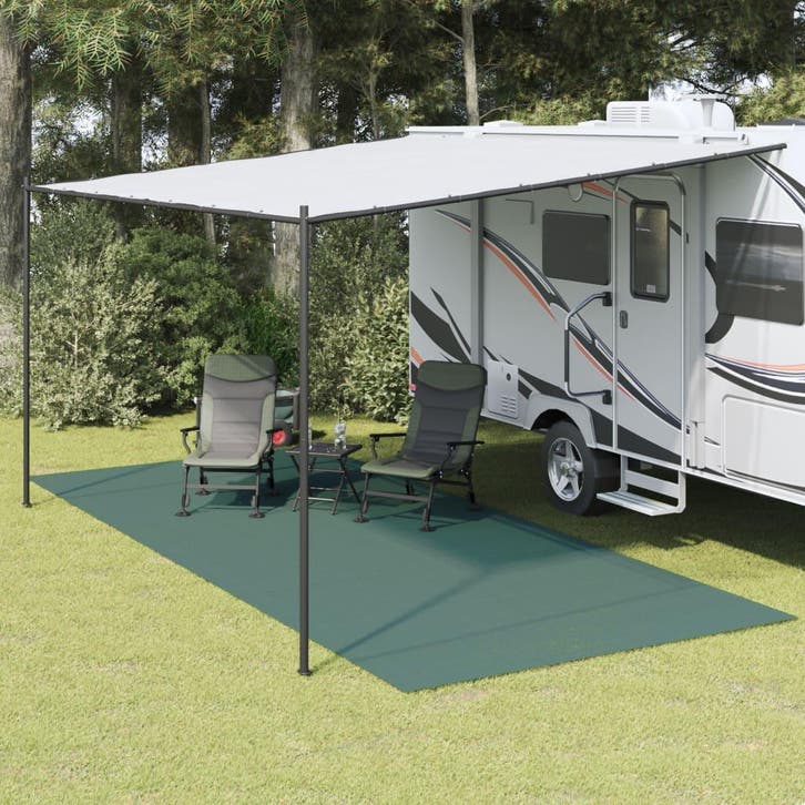 vidaXL Tenttapijt 6x2,5 m groen, Caravanes & Camping, Accessoires de tente, Envoi