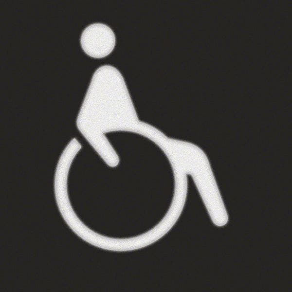 Hager Berker Square Foil With Wheelchair Symbol For LED, Bricolage & Construction, Électricité & Câbles, Envoi