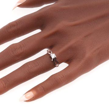 Ring - 18 karaat Witgoud - Diamant - Vintage uit 1970, Nieuw