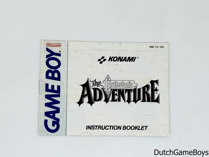 Gameboy Classic - Castlevania Adventure - USA - Manual, Games en Spelcomputers, Games | Nintendo Game Boy, Gebruikt, Verzenden