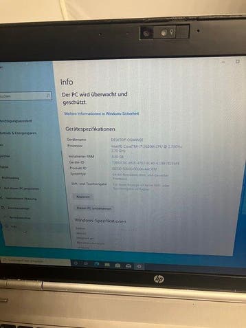 HP EliteBook 8560p top notebook with 8GB & 120GB Disk #2 -, Nieuw